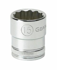 GEARWRENCH 3/8In Drive 12 Point Standard Metric Socket 18mm