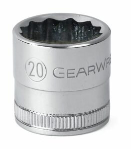 GEARWRENCH 1/2In Drive 12 Point Standard Metric Socket 21mm