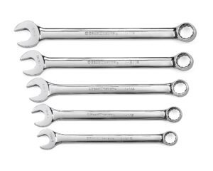 GEARWRENCH 5 Pc. SAE 12 Point Long Pattern Combination Wrench Set