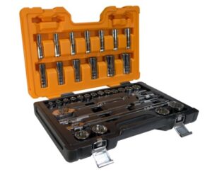 GEARWRENCH Socket Set 1/2In Metric Deep & Standard Blow Mould case 36 piece