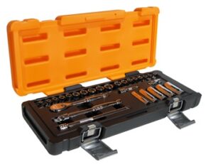 GEARWRENCH Socket Set 1/4In Drive 120X Standard 6pt Blow Moulded Case MET/SAE 28Pc