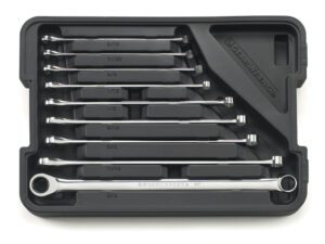 GEARWRENCH 9 Pc. 12 Point XL GearBox™ Double Box Ratcheting SAE Wrench Set