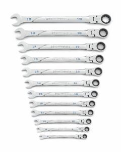 GEARWRENCH 120XP™ Universal Spline XL Flex Combination Ratcheting Wrench Set Metric 12 Pc
