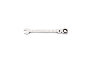 15mm 90T 12 Point Flex-Head Combination Ratcheting Wrench