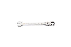 17mm 90T 12 Point Flex-Head Combination Ratcheting Wrench