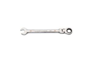 18mm 90T 12 Point Flex-Head Combination Ratcheting Wrench