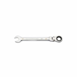 21mm 90T 12 Point Flex-Head Combination Ratcheting Wrench