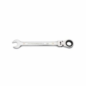 24mm 90T 12 Point Flex-Head Combination Ratcheting Wrench