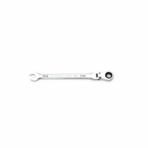 11/32 Inch  90T 12 Point Flex-Head Combination Ratcheting Wrench