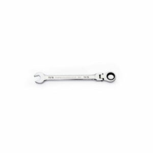 11/16 Inch  90T 12 Point Flex-Head Combination Ratcheting Wrench