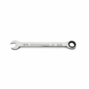 15/16 Inch  90T 12 Point Combination Ratcheting Wrench