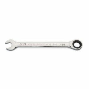 1-1/8 Inch  90T 12 Point Combination Ratcheting Wrench