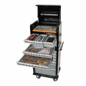 GEARWRENCH 209 Pc. Combination Tool Kit + 26 Tool Chest & Trolley