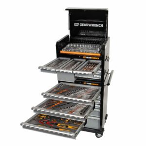 GearWrench 234 PC Combination Chest & Trolley with 7x EVA Trays