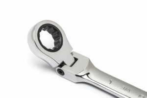 GEARWRENCH 7/16 12 Point Flex Head Ratcheting Combination Wrench